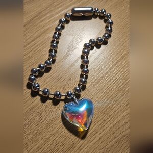 Silver Heart Pendant Necklace